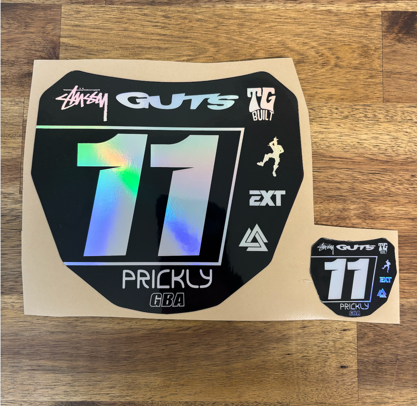 Holographic ODI Plate sticker