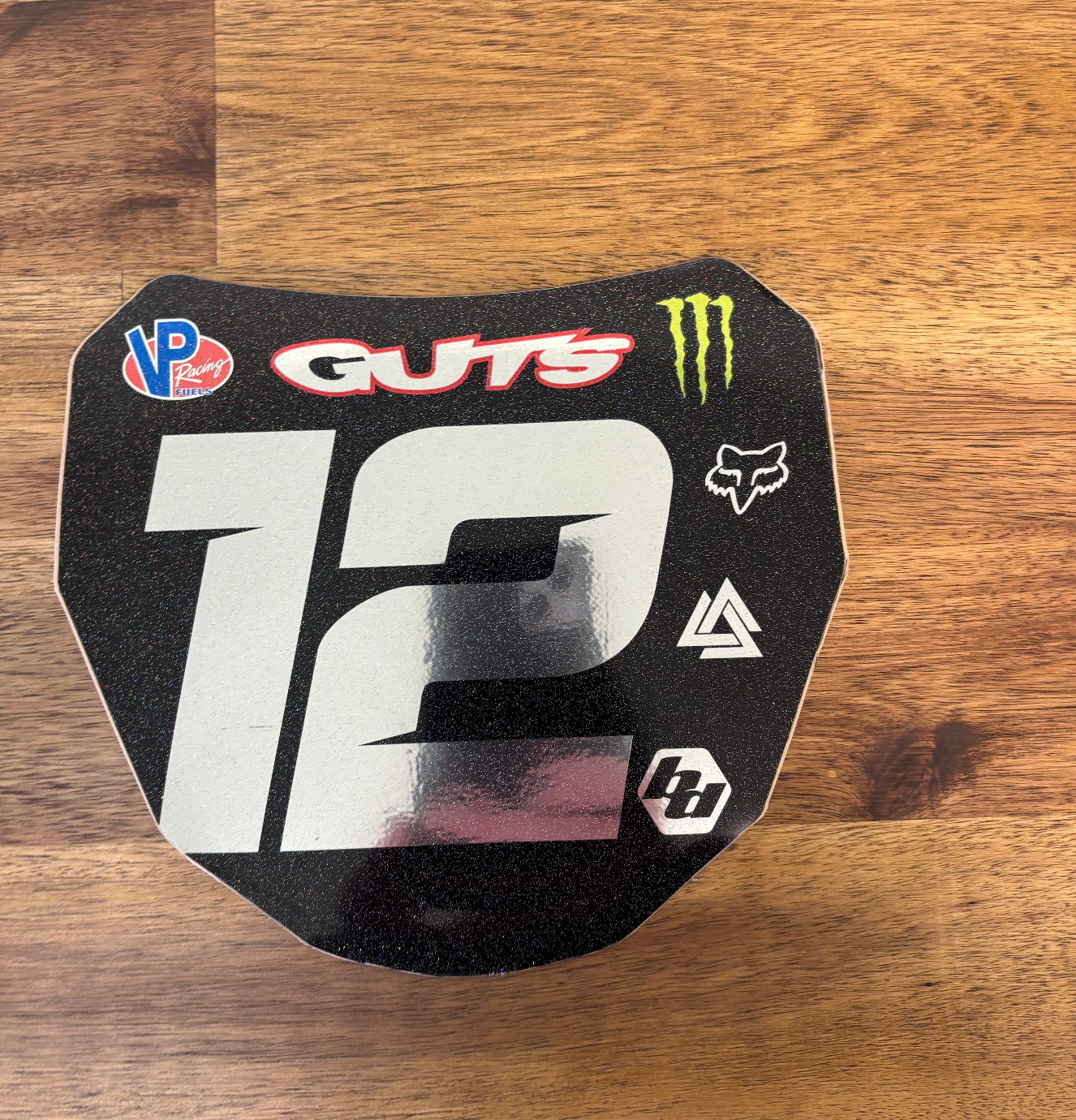 Chrome Glitter ODI Plate sticker 12