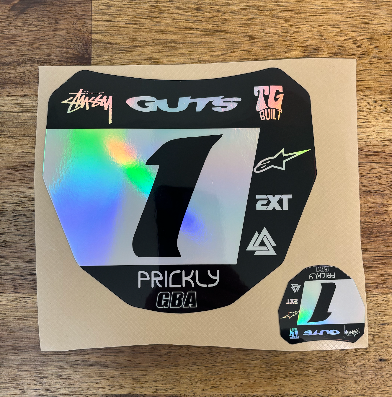 Holographic ODI Plate sticker (1)