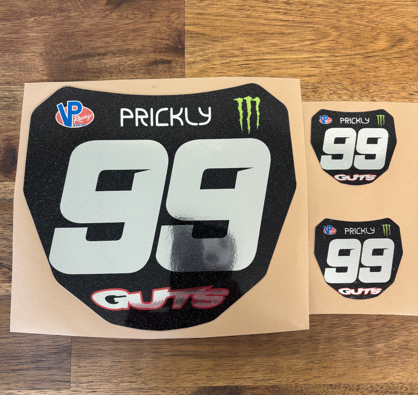Chrome Glitter ODI Plate sticker 99