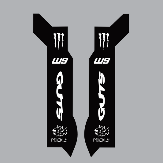 E RIDE PRO fork guard stickers