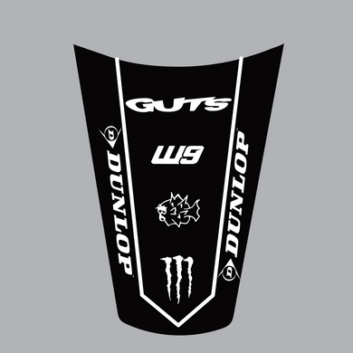 E RIDE PRO rear fender sticker