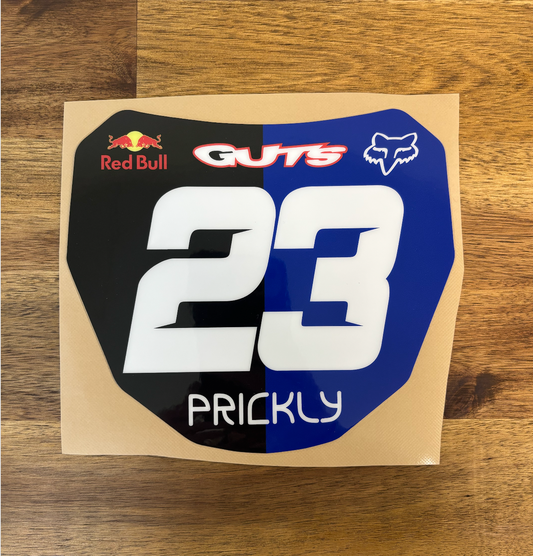 Gloss ODI Plate sticker 23